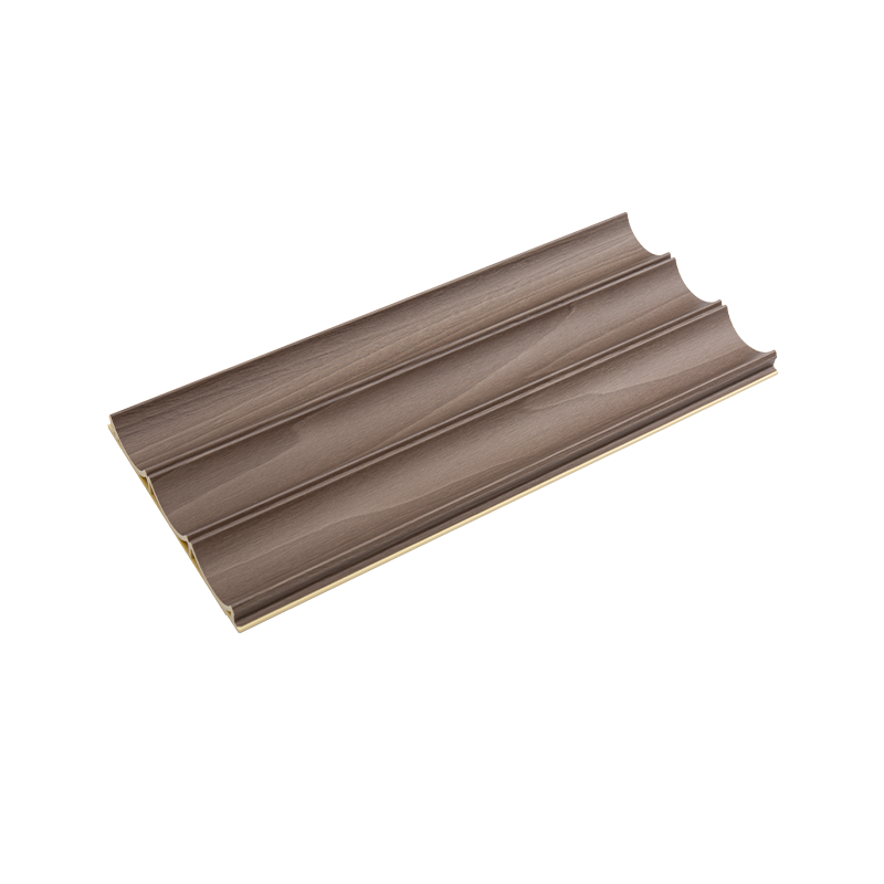 Pannello di rivestimento decorativo in WPC da parete 3D per case in tronchi