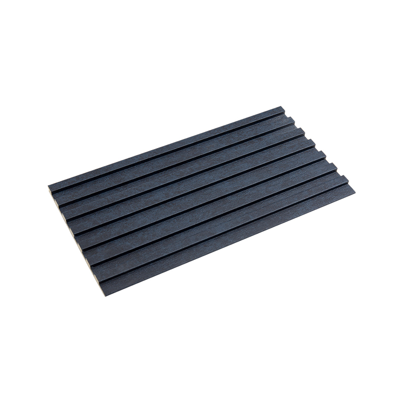 Rivestimento murale ecologico in legno-plastica scanalato 3D