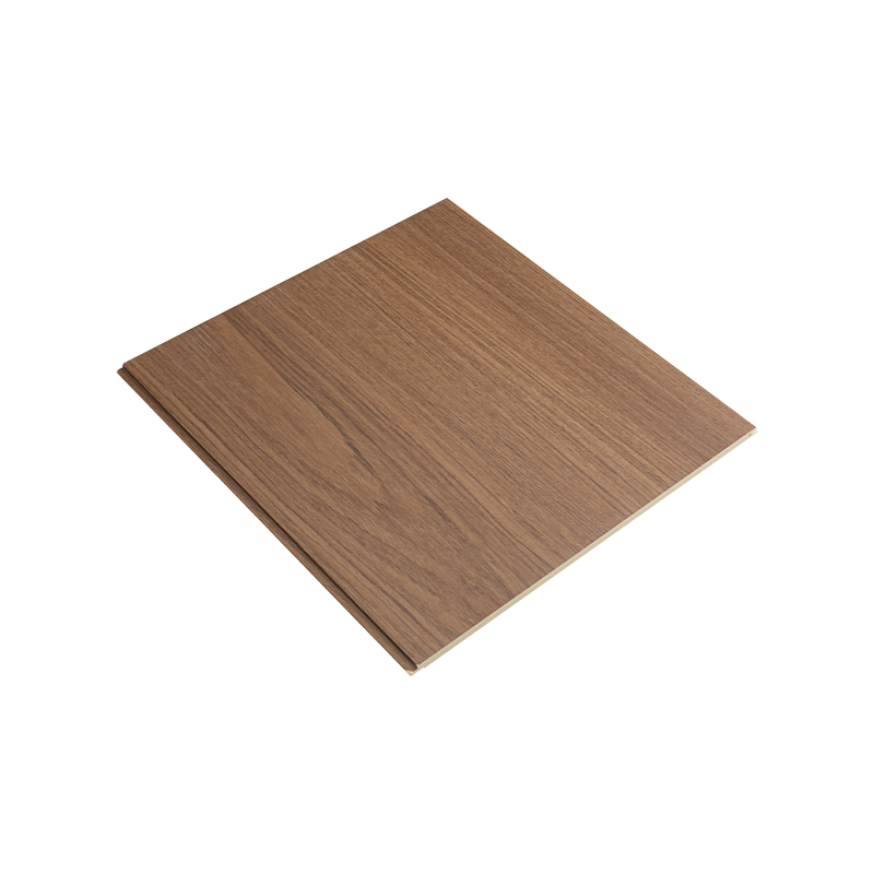 Pannello murale fonoassorbente in legno-plastica 3d per soggiorno moderno